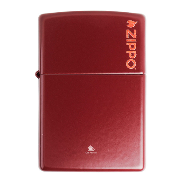 Isqueiro Zippo Clássico Merlot Whith 46021ZL de frente