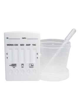 Kit de Teste Toxicológico p/ THC, COC, ANFET, MA e BZD