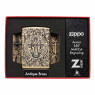 Isqueiro Constantine Zippo 29719 Armor® St. Benedict na caixa