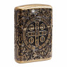 Isqueiro Constantine Zippo 29719 Armor® St. Benedict verso