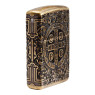 Isqueiro Constantine Zippo 29719 Armor® St. Benedict lado