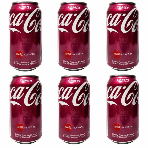 Kit 6 Refrigerantes importado Coca-Cola Cherry