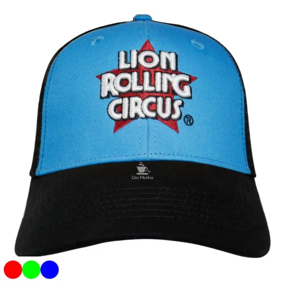 Boné Lion Rolling Circus azul