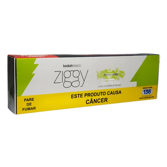 Caixa De Essência Ziggy Fresh Lemon Tabacaria Da Mata 3433