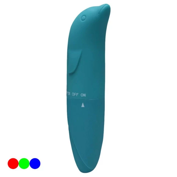 Vibrador Golfinho Ponto G azul escuro 