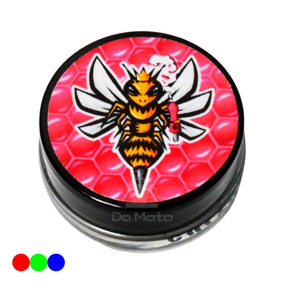 Pote de Vidro Cultura Dab 7ml King Bee Rosa 