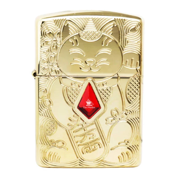 Isqueiro Zippo Lucky Cat Design 49802 frente