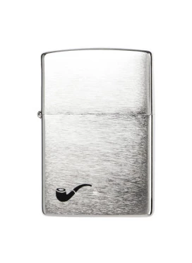 Isqueiro Zippo Classic Pipe Brushed Chrome 200PL