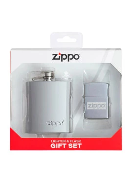 Zippo Flask & Lighter Gift Set - 49358