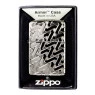 Isqueiro Zippo Armor Geometric Weave Design 49173 na caixa