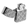 Isqueiro Zippo Armor Geometric Weave Design 49173 aberto