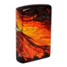 Isqueiro Zippo Lava Flow Design 48622 de lado