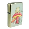 Isqueiro Zippo Mystical Frog Design 48973 de lado