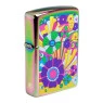 Isqueiro Zippo Vintage Flowers Design 48997 de lado