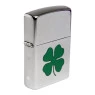 Isqueiro Zippo Trevo 4 Folhas 24699 de lado